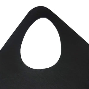 RECTANGLE OVERSIZED TOTE BAG BLACK