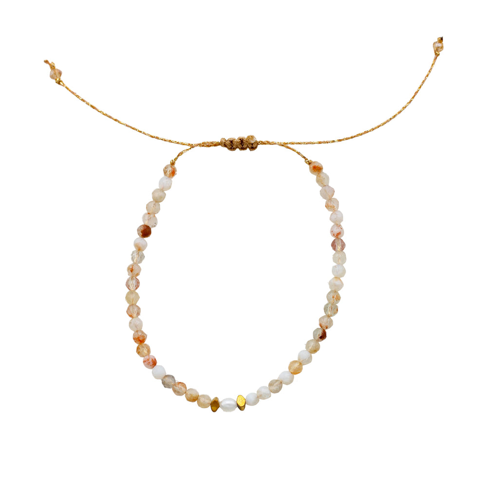 Carnelian Terracota, off white