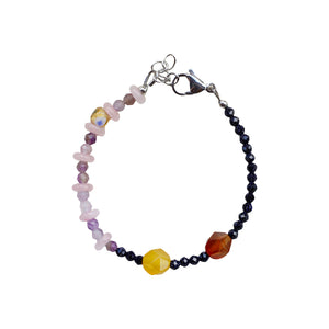 NORTHEN BRACELET NAVY BLUE PURPLE PINK AND YELLOW