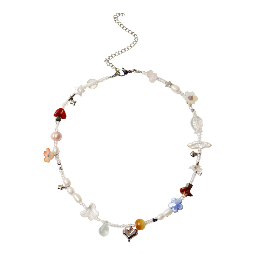 Lyra white, clear, blue, orange, red, and silver