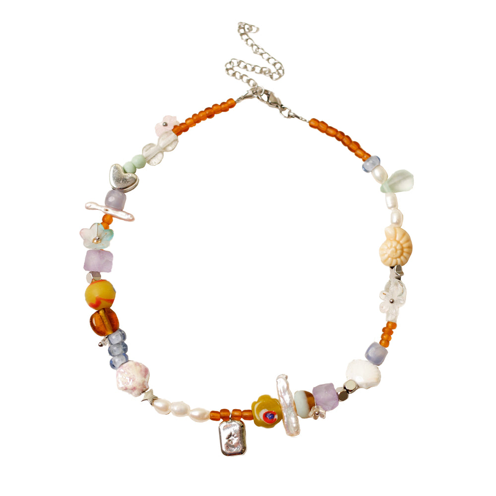 Elva silver, brown, baby blue, white and yellow