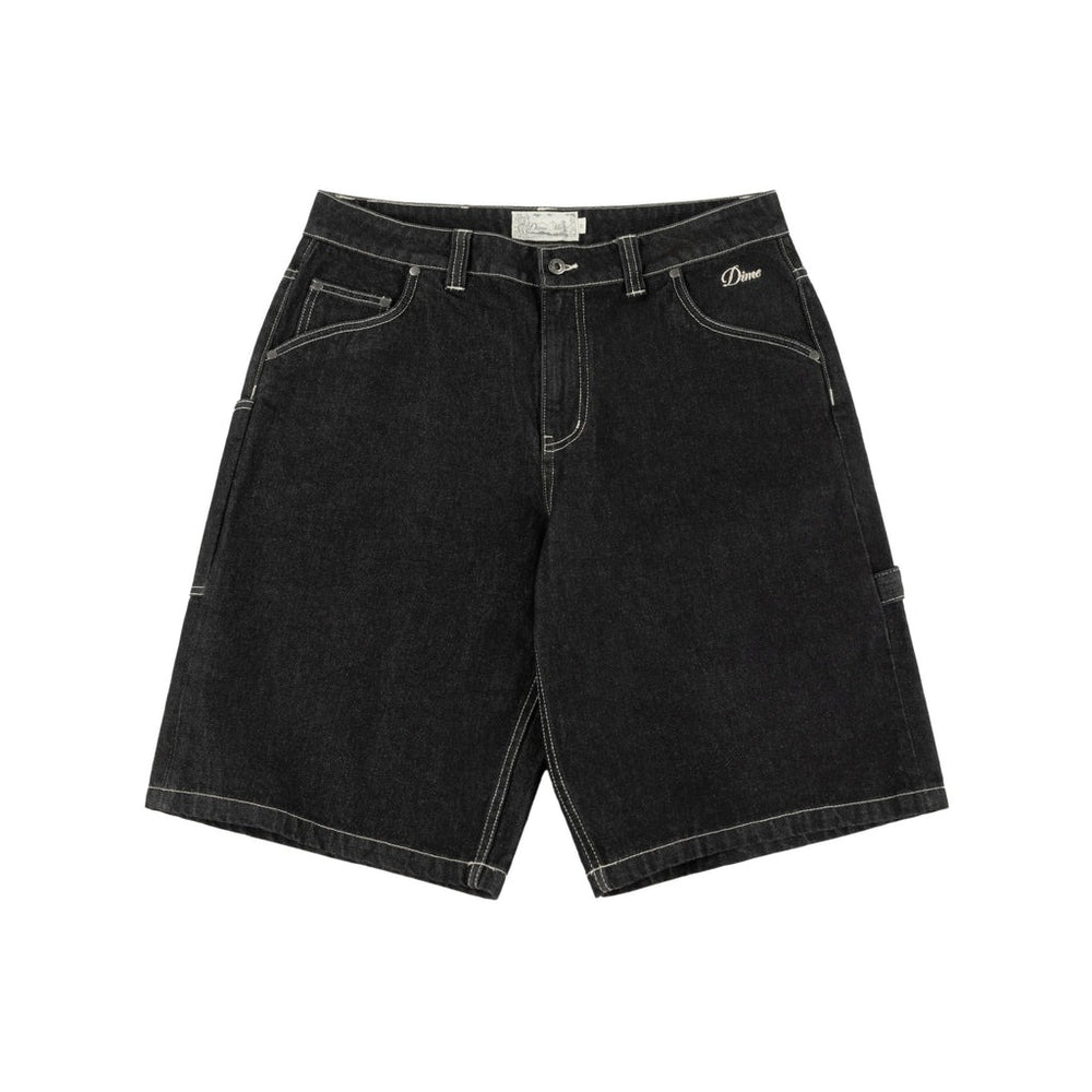 Classic Denim Shorts Black Washed