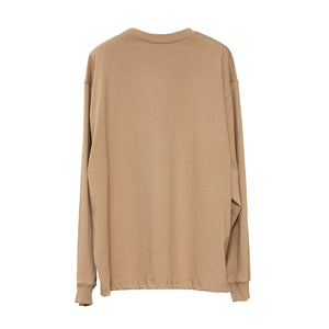 SFTM'' OVERSIZED CREW NECK PULLOVER DUSTY PINK