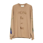 SFTM'' OVERSIZED CREW NECK PULLOVER DUSTY PINK