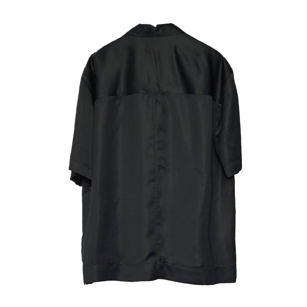 'FULL MOON'' S/S BOX SHIRT BLACK