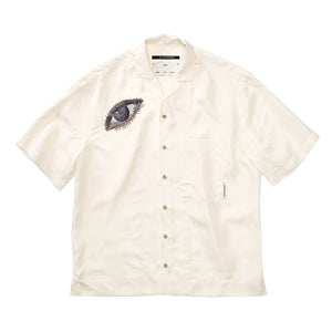 "EYE'' S/S BOX SHIRT OFF WHITE