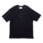 "LOGO'' OVERSIZED TEE BLACK