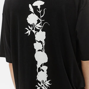 "LOGO'' OVERSIZED TEE BLACK