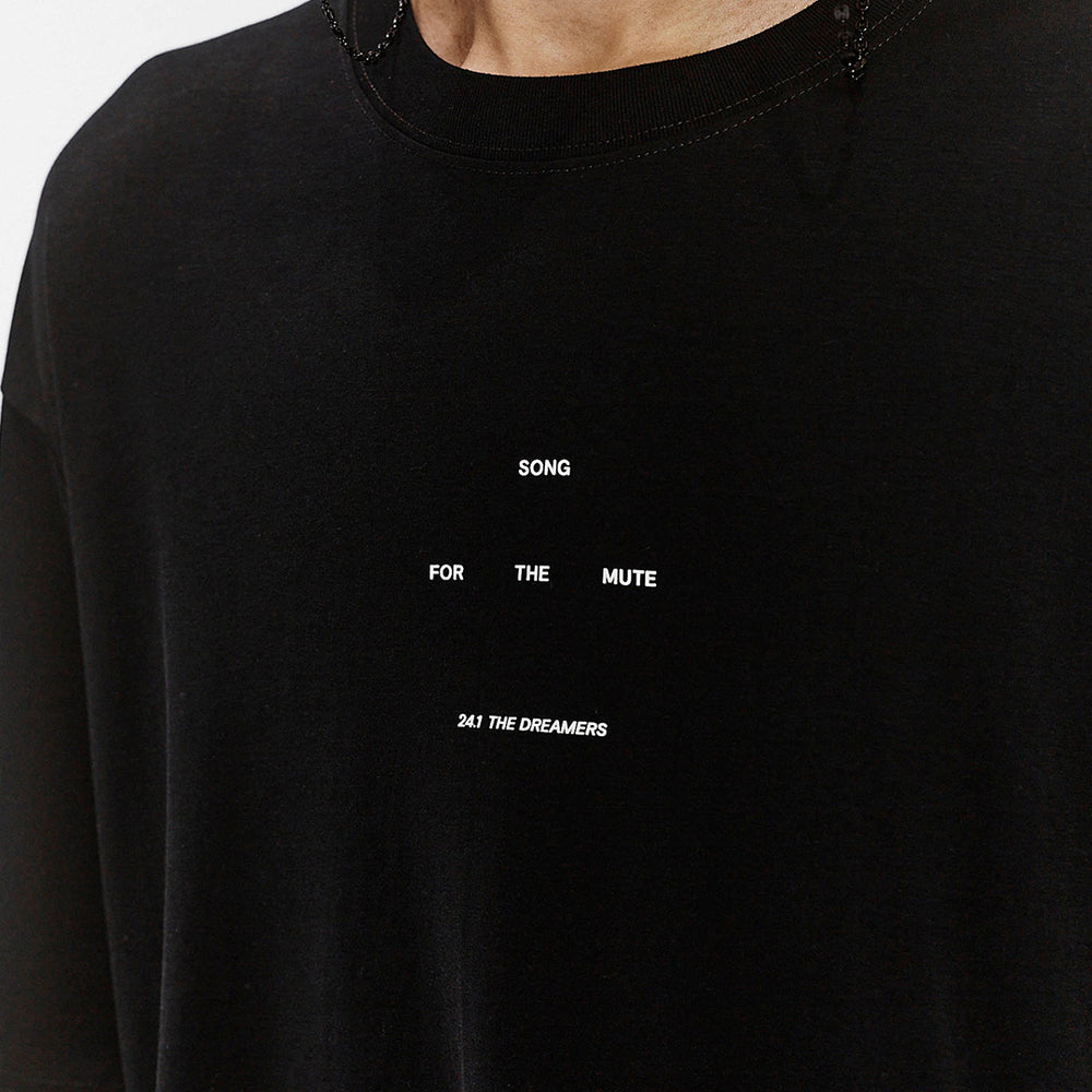 
            
                Load image into Gallery viewer, &amp;quot;LOGO&amp;#39;&amp;#39; OVERSIZED TEE BLACK
            
        