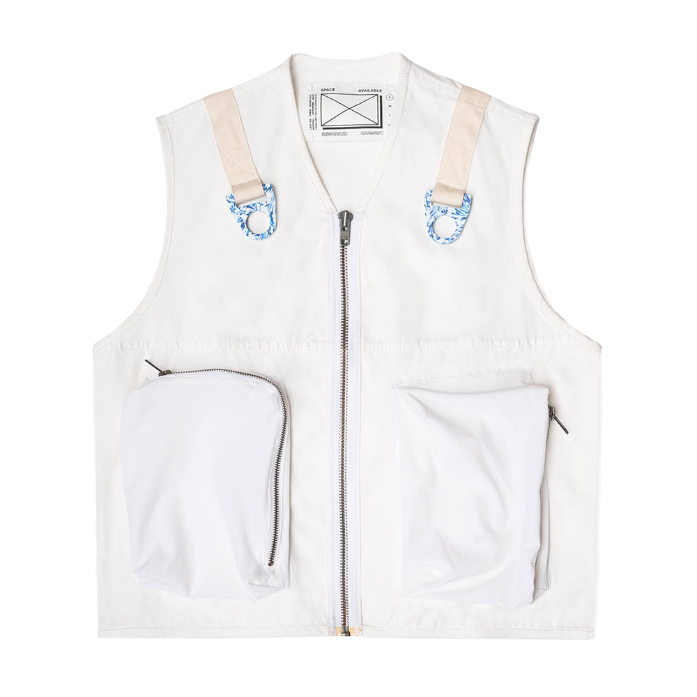 UTILITY RECYCLING VEST OFF-WHITE