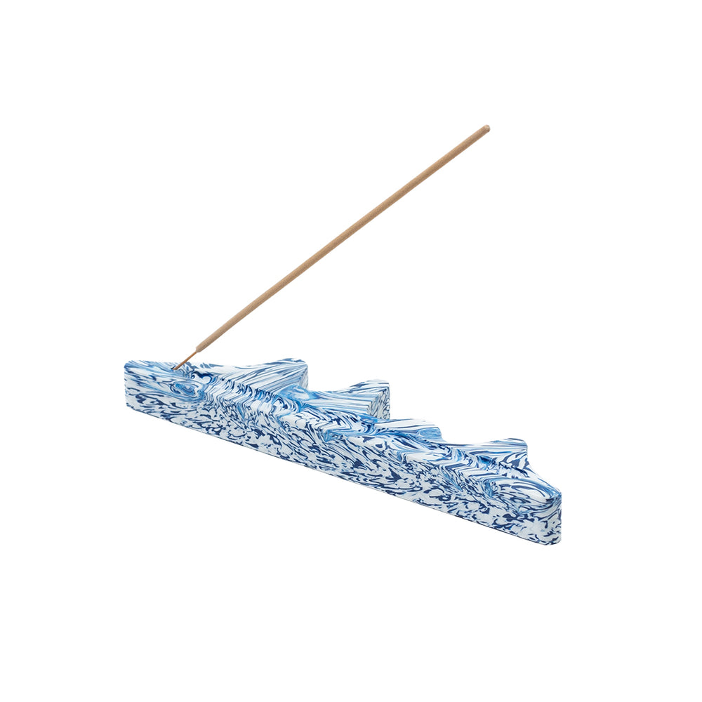 MELTING ECOSYSTEM INCENSE HOLDER BLUE WAVE