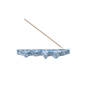 MELTING ECOSYSTEM INCENSE HOLDER BLUE WAVE