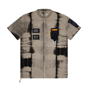 SA X WHR PATCH LOGO T TIE DYE GREY