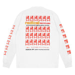 RADICAL RECYCLING LONG SLEEVE T WHITE