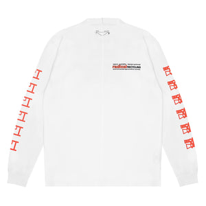 RADICAL RECYCLING LONG SLEEVE T WHITE