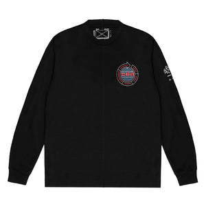 CDA LOGO LONG SLEEVE T BLACK