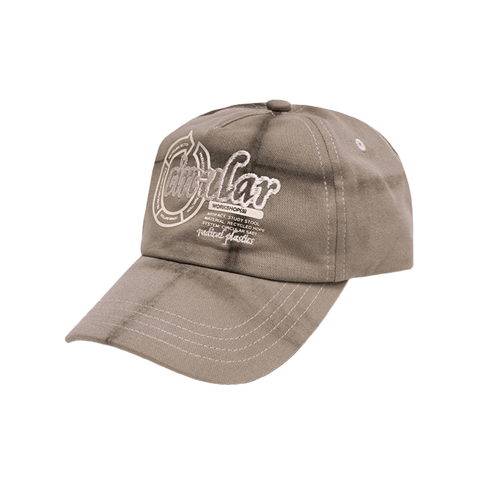 CIRCULAR DESIGN CAP TIE DYE GREY