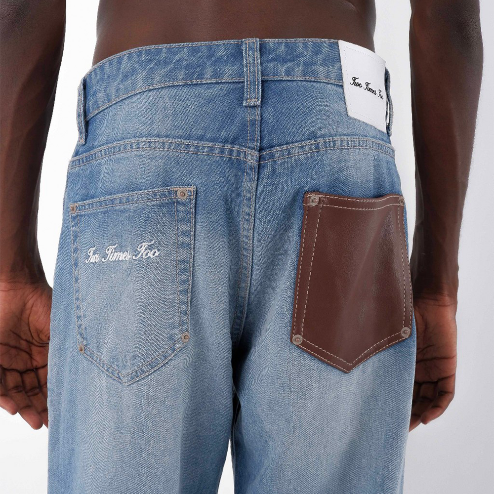 SPLATTERED COWBOY DENIM