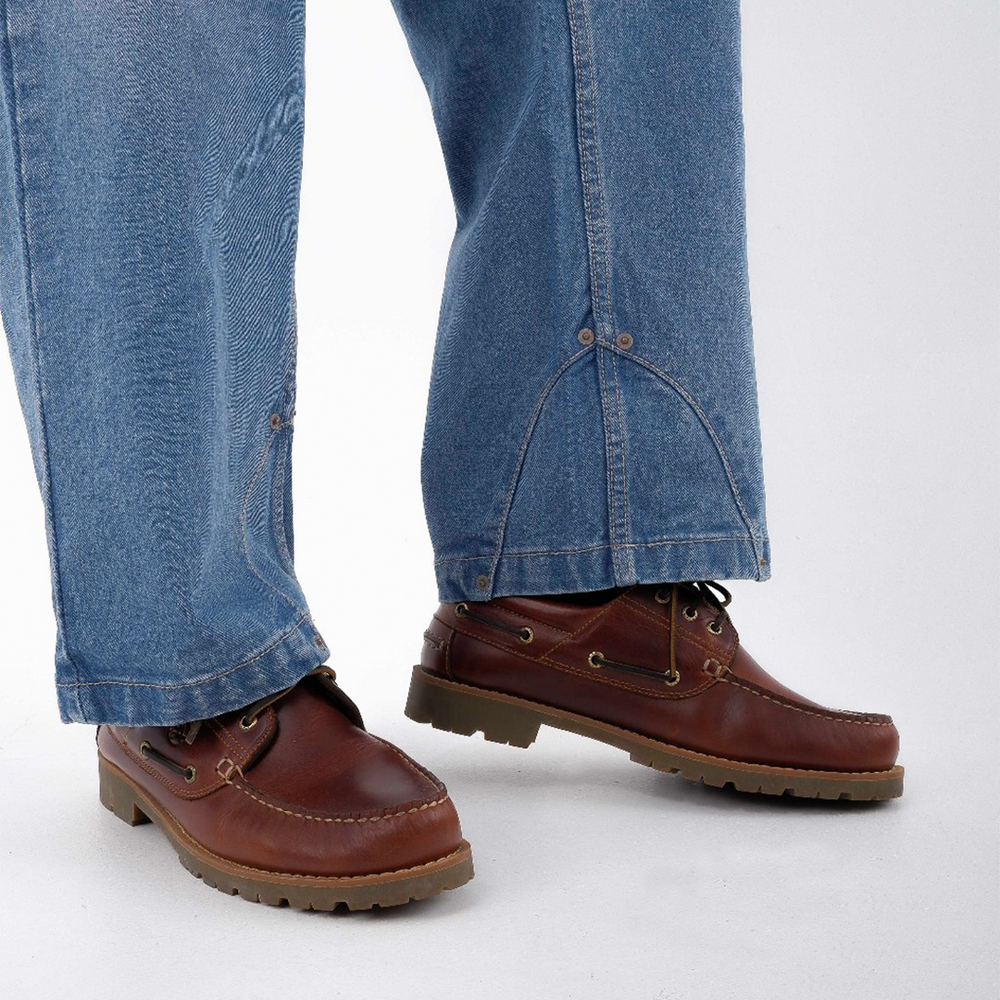 SPLATTERED COWBOY DENIM