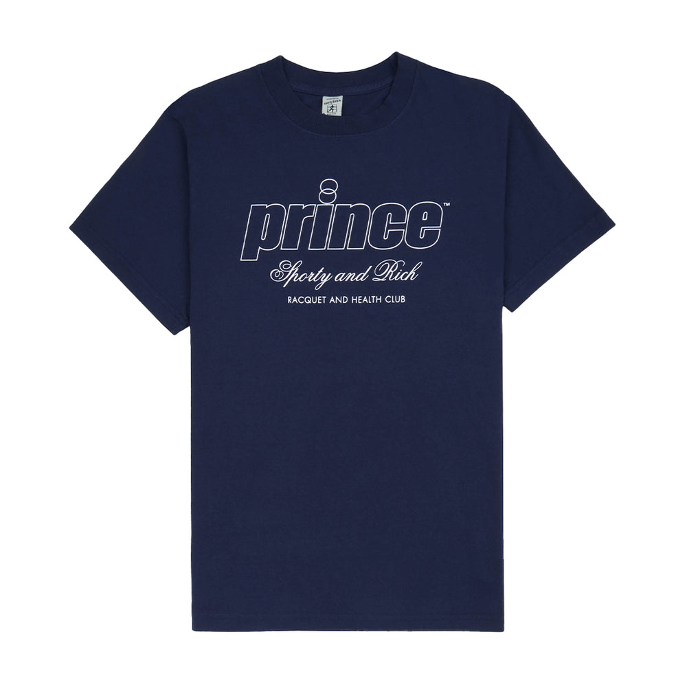 Prince Health T-Shirt Navy/White