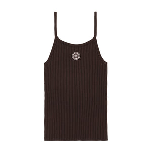 SRHWC Ribbed Tank Chocolate