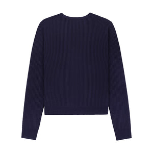 SRHWC Ribbed Cardigan Navy