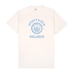 Emblem T-Shirt Coconut/Sky Blue