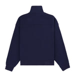 Hotel du Cap Cursive Quarter Zip Navy