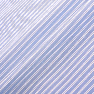 Hotel du Cap Cursive Pyjama Top Blue/White Thin Stripe