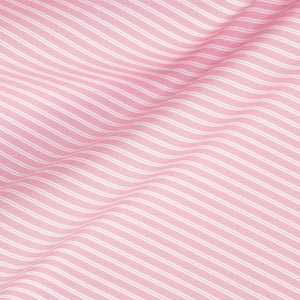 Hotel du Cap Cursive Poplin Short Pink/White Thin Stripe