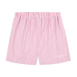 Hotel du Cap Cursive Poplin Short Pink/White Thin Stripe