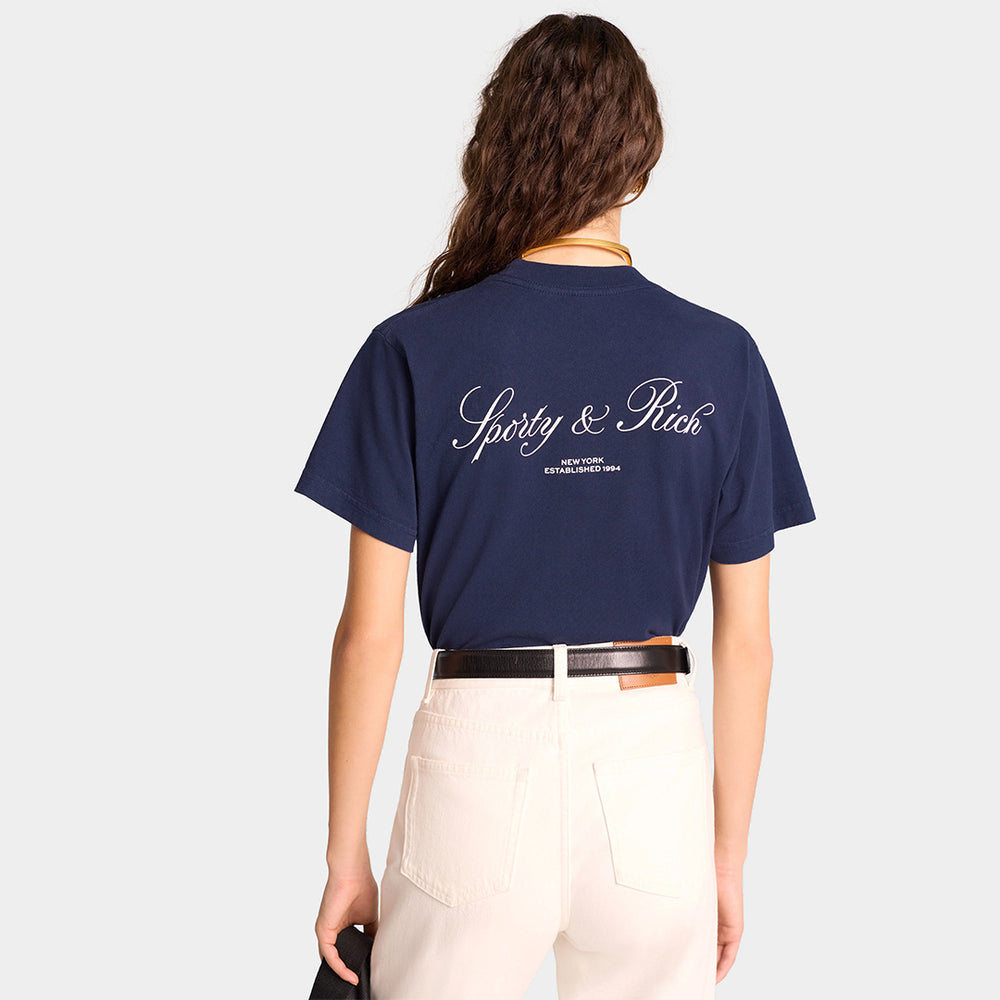 
            
                Load image into Gallery viewer, Vendome Resort T-Shirt Navy
            
        