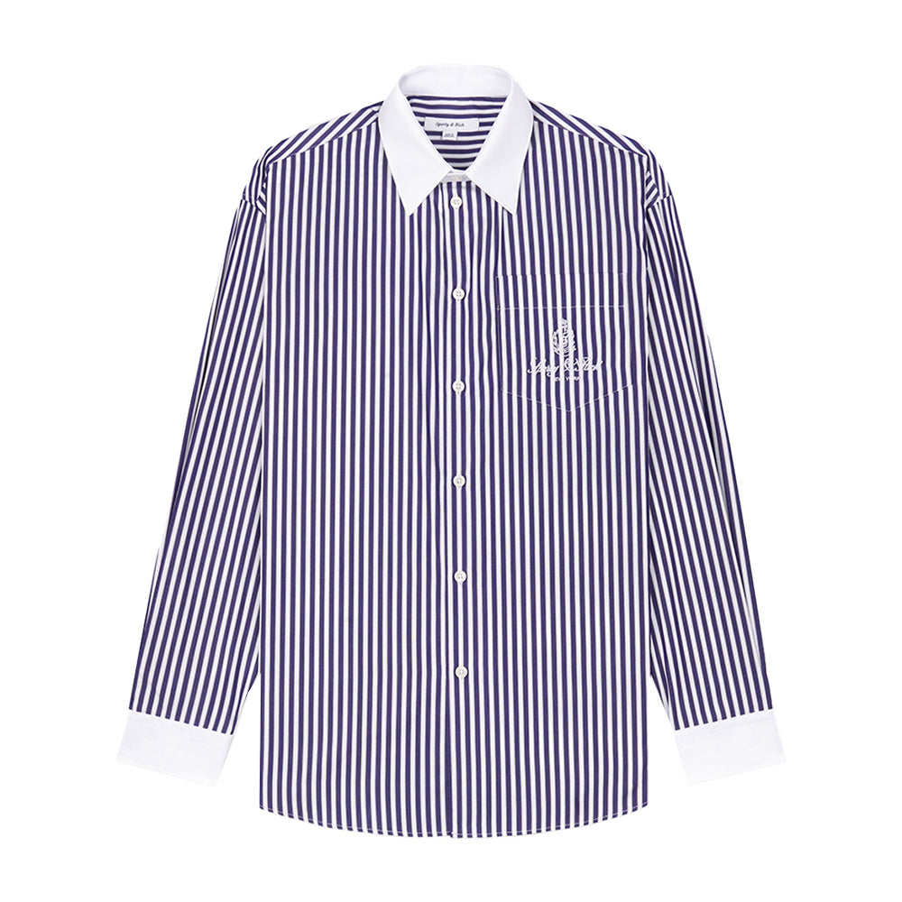 Vendome Oversize Shirt Navy Stripe