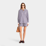 Vendome Oversize Shirt Navy Stripe