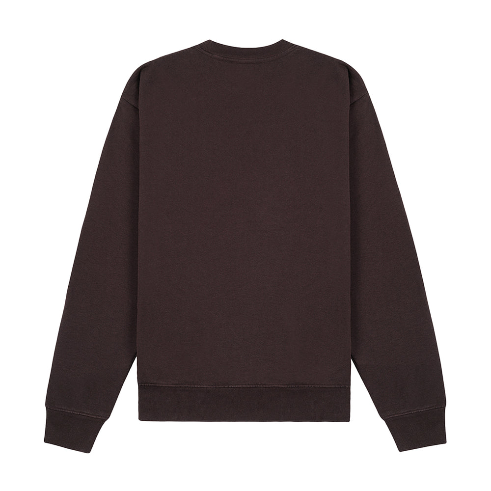 Oval Health Crewneck Chocolate