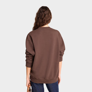 Oval Health Crewneck Chocolate