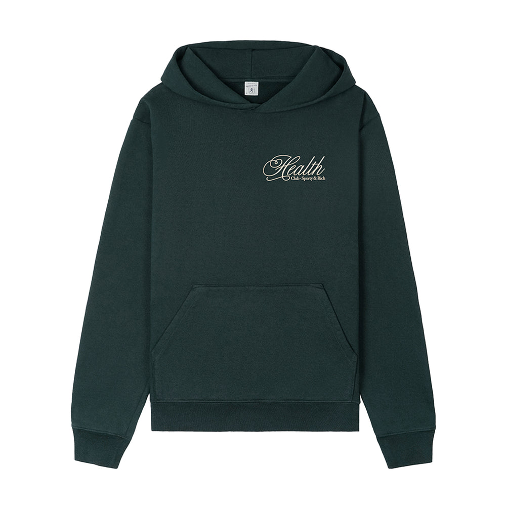 Health Script Hoodie Forest