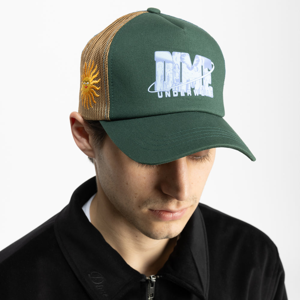 Cosmic Trucker Cap Green