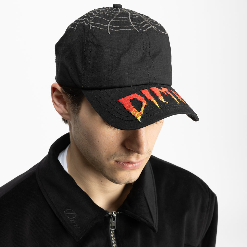 Spider Low Pro Cap Black Washed