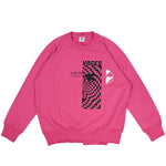 SS23 Reconstructed Raglan Sweatshirt Pink