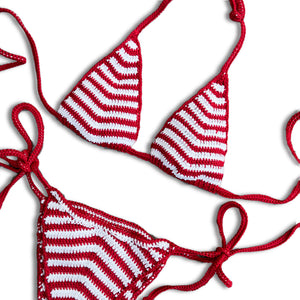 SWEET TREATS CROCHET BIKINI CHERRY COLA