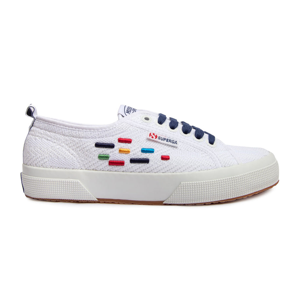 2750 EMBROIDERY PIXELS WHITE MULTICOLOR