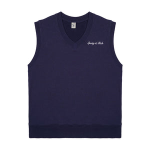 Syracuse V Neck Vest Navy