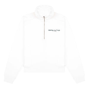 Tank Quarter Zip White