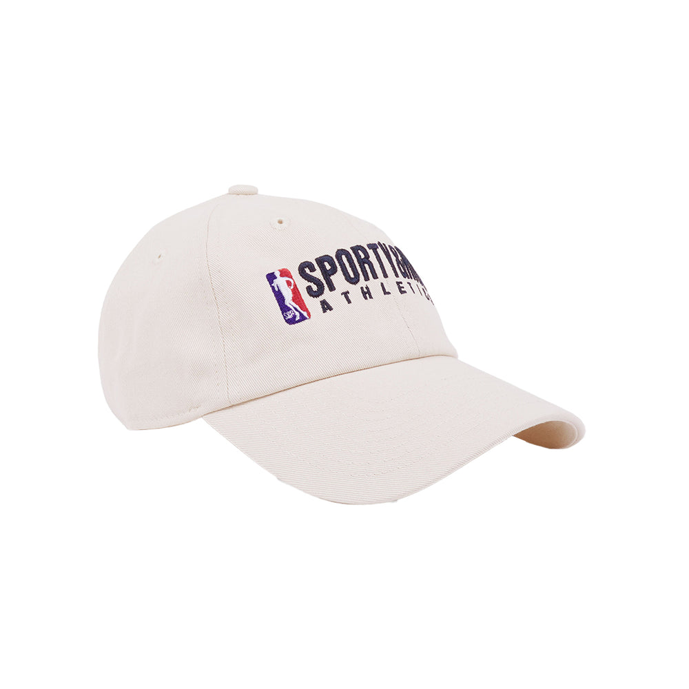 Team Logo Embroidery Hat Cream/Navy