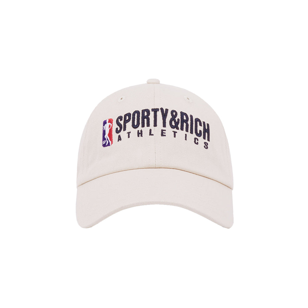 Team Logo Embroidery Hat Cream/Navy