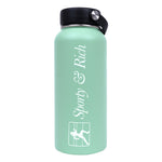 Runner Script Bottle Thyme/White