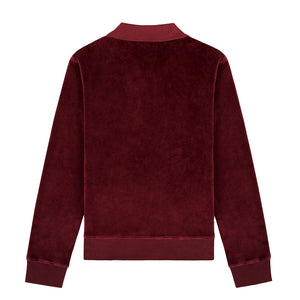 SRC Velvet Longsleeve Polo Merlot