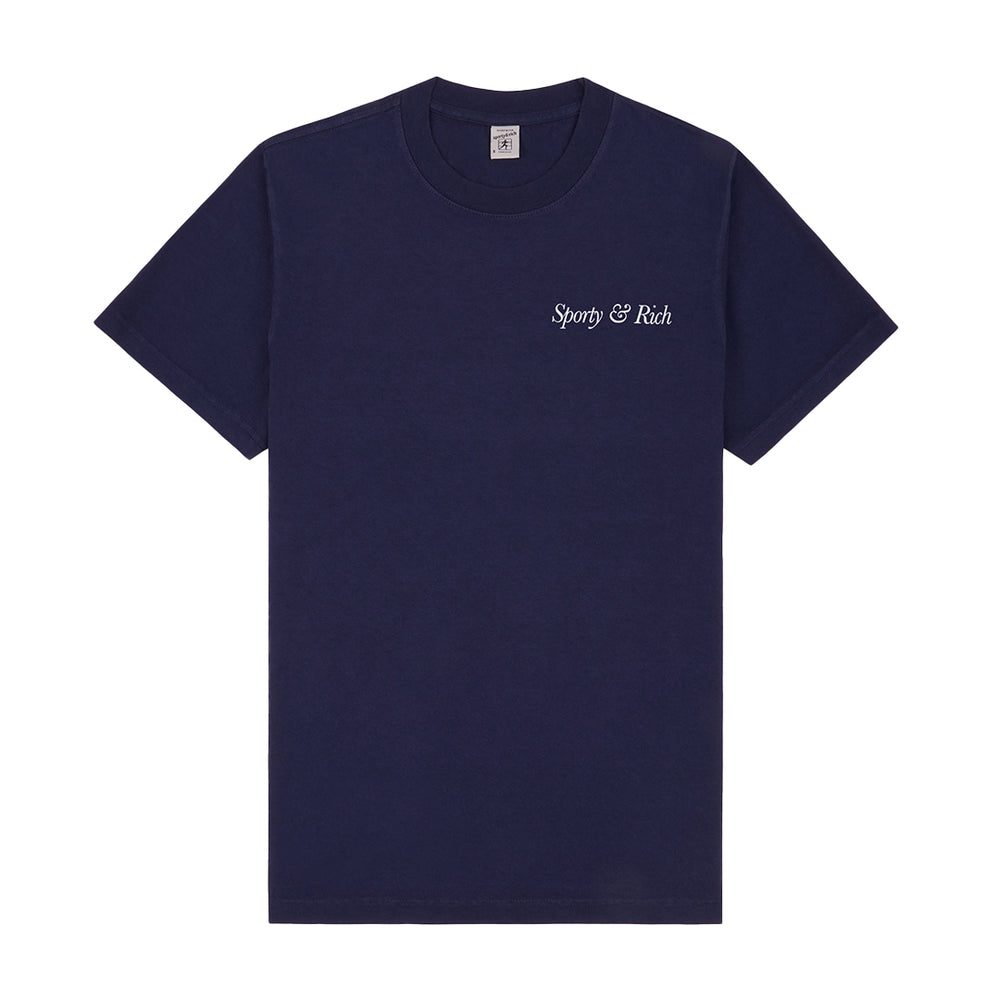 HWCNY T Shirt Navy/White