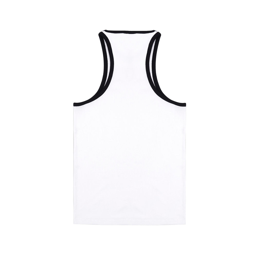 SRHWC Ribbed Tank White/Black